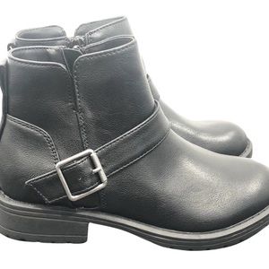 Art Class Little Girl Black Fashion Boots (Size 1)